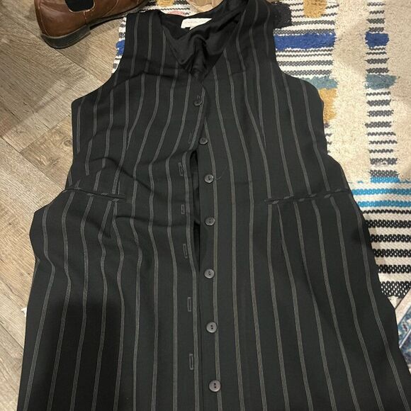Casual Corner black button down dress 4 - Picture 1 of 7